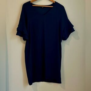 Navy work dress